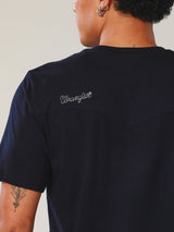 REGULAR FIT EVERYDAY WITH WRANGLER COLLECTION MEN'S TEE SHORT SLEEVE NAVY