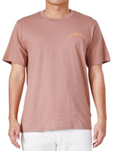 เสื้อยืดแขนสั้นผู้ชาย คอลเลคชั่น EVERYDAY WITH WRANGLER ทรงตรง สีน้ำตาลหม่น