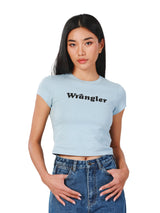 SLIM FIT EVERYDAY WITH WRANGLER COLLECTION WOMEN'S TEE SHORT SLEEVE BLUE