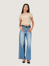 SLIM FIT EVERYDAY WITH WRANGLER COLLECTION WOMEN'S TEE SHORT SLEEVE BLUE