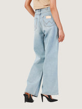 LOOSE FIT EVERYDAY WITH WRANGLER COLLECTION HIGH RISE RELAXED WOMEN'S JEANS LIGHT INDIGO
