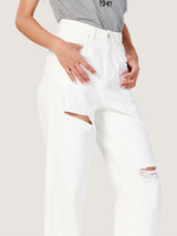 LOOSE FIT EVERYDAY WITH WRANGLER COLLECTION HIGH RISE WOMEN'S JEANS OFF-WHITE