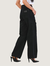 LOOSE FIT EVERYDAY WITH WRANGLER COLLECTION HIGH RISE WOMEN'S JEANS BLACK
