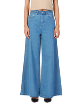 WIDE LEG FIT EVERYDAY WITH WRANGLER COLLECTION MID RISE WOMEN'S JEANS LIGHT INDIGO