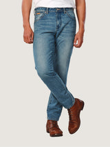 TEXAS TAPER FIT EVERYDAY WITH WRANGLER COLLECTION MID RISE REGULAR MEN'S JEANS LIGHT INDIGO