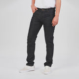 กางเกงยีนส์ผู้ชาย SPENCER FIT เอวต่ำ ทรงเข้ารูป สียีนส์เข้ม