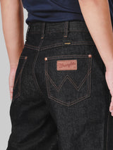 กางเกงยีนส์ผู้ชาย MWZ FIT เอวกลาง ทรงตรง สียีนส์เข้ม