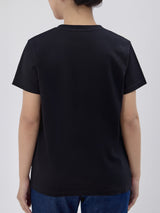 REGULAR FIT WOMEN'S SHORT SLEEVE T-SHIRT BLACK