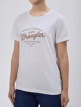 REGULAR FIT WOMEN'S SHORT SLEEVE T-SHIRT WHITE