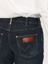 กางเกงยีนส์(ริมทอง)ผู้ชาย คอลเลคชั่น EVERYDAY WITH WRANGLER 13MWZ FIT เอวกลาง ทรงตรง สียีนส์เข้ม