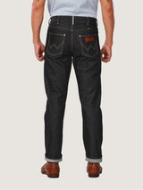 กางเกงยีนส์(ริมทอง)ผู้ชาย คอลเลคชั่น EVERYDAY WITH WRANGLER 13MWZ FIT เอวกลาง ทรงตรง สียีนส์ผ้าดิบ