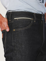 กางเกงยีนส์(ริมทอง)ผู้ชาย คอลเลคชั่น EVERYDAY WITH WRANGLER 13MWZ FIT เอวกลาง ทรงตรง สียีนส์ผ้าดิบ