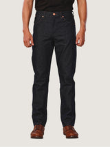 กางเกงยีนส์ผู้ชาย คอลเลคชั่น EVERYDAY WITH WRANGLER 13MWZ FIT เอวกลาง ทรงตรง สียีนส์ผ้าดิบ