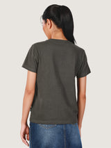REGULAR FIT EVERYDAY WITH WRANGLER COLLECTION WOMEN'S TEE SHORT SLEEVE GREY