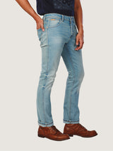 กางเกงยีนส์ผู้ชาย คอลเลคชั่น EVERYDAY WITH WRANGLER TEXAS SLIM FIT เอวกลาง ทรงเข้ารูป สียีนส์อ่อน