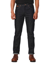 กางเกงยีนส์ผู้ชาย คอลเลคชั่น EVERYDAY WITH WRANGLER TEXAS FIT เอวกลาง ทรงตรง สียีนส์ผ้าดิบ