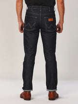 กางเกงยีนส์ผู้ชาย คอลเลคชั่น EVERYDAY WITH WRANGLER TEXAS FIT เอวกลาง ทรงตรง สียีนส์ผ้าดิบ