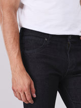 VEGAS FIT MID RISE SKINNY MEN'S JEANS BLACK