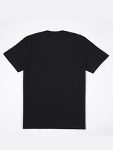 REGULAR FIT MEN'S SHORT SLEEVE T-SHIRT BLACK