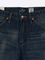 กางเกงยีนส์ผู้ชาย คอลเลคชั่น LEGEND OF WRANGLER MWZ FIT (Authentic Premium ) เอวกลาง ทรงตรง สียีนส์กลาง