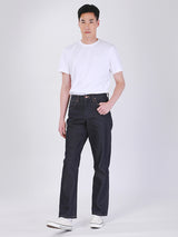 กางเกงยีนส์ผู้ชาย MWZ FIT เอวกลาง ทรงตรง สียีนส์ผ้าดิบ