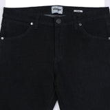 กางเกงยีนส์ผู้ชาย VEGAS FIT เอวกลาง ทรงรัดรูป สีดำ