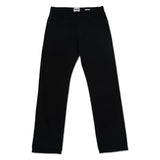 กางเกงยีนส์ผู้ชาย MWZ FIT เอวกลาง ทรงตรง สีดำ