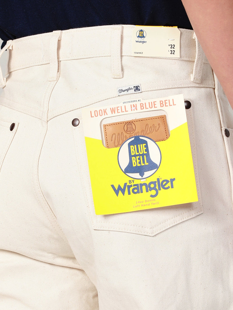 BLUE BELL COLLECTION MWZ FIT MID RISE REGULAR MEN'S JEANS OFF-WHITE