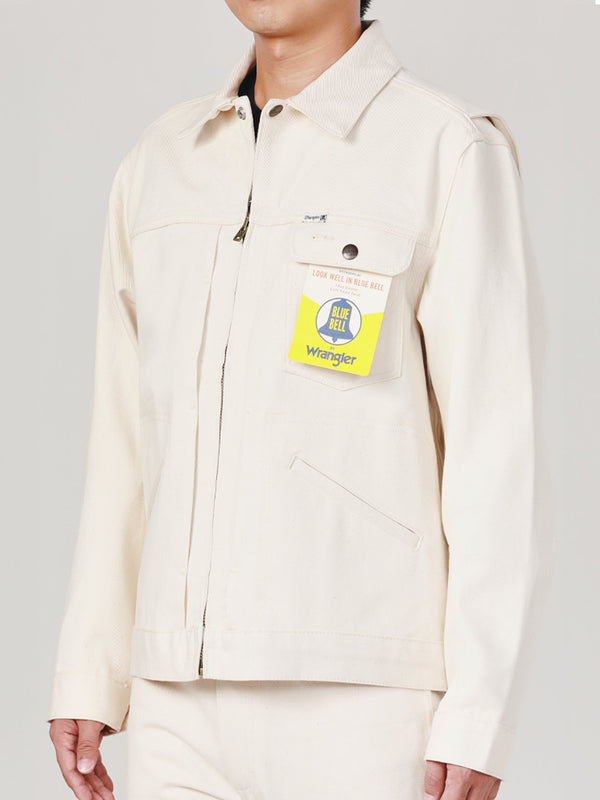 REGULAR FIT BLUE BELL COLLECTION MEN'S JACKET OFF-WHITE
