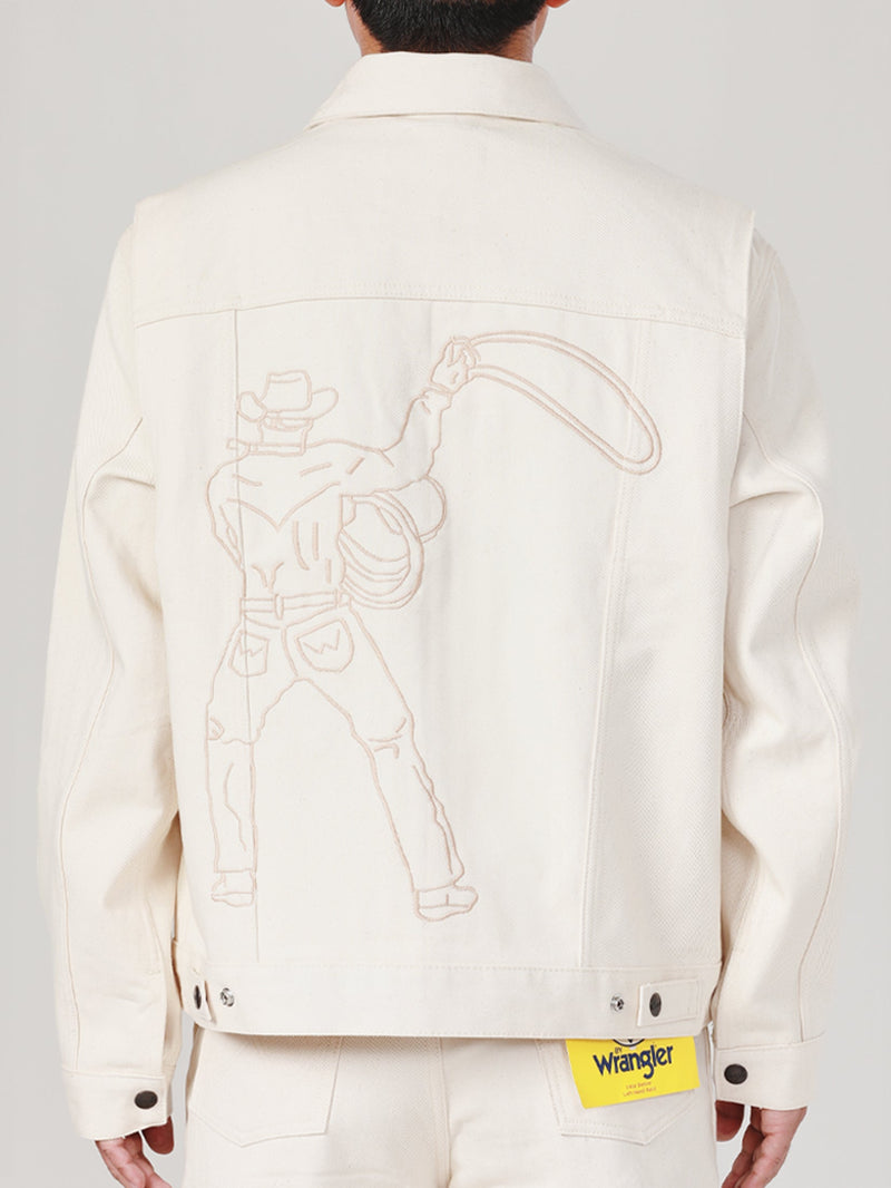 REGULAR FIT BLUE BELL COLLECTION MEN'S JACKET OFF-WHITE