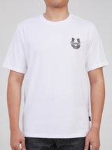 เสื้อยืดแขนสั้นผู้ชาย ทรงตรง สีขาว