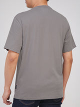 REGULAR FIT MEN'S SHORT SLEEVE T-SHIRT GREY