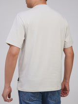 REGULAR FIT MEN'S SHORT SLEEVE T-SHIRT BEIGE