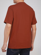 REGULAR FIT MEN'S SHORT SLEEVE T-SHIRT ORANGE