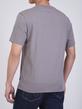 REGULAR FIT MEN'S SHORT SLEEVE T-SHIRT GREY
