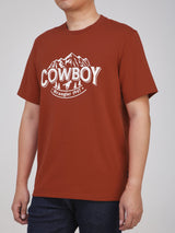 REGULAR FIT MEN'S SHORT SLEEVE T-SHIRT ORANGE