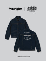 REGULAR FIT WRANGLER X LOSO COLLECTION MEN'S DENIM JACKET DARK INDIGO