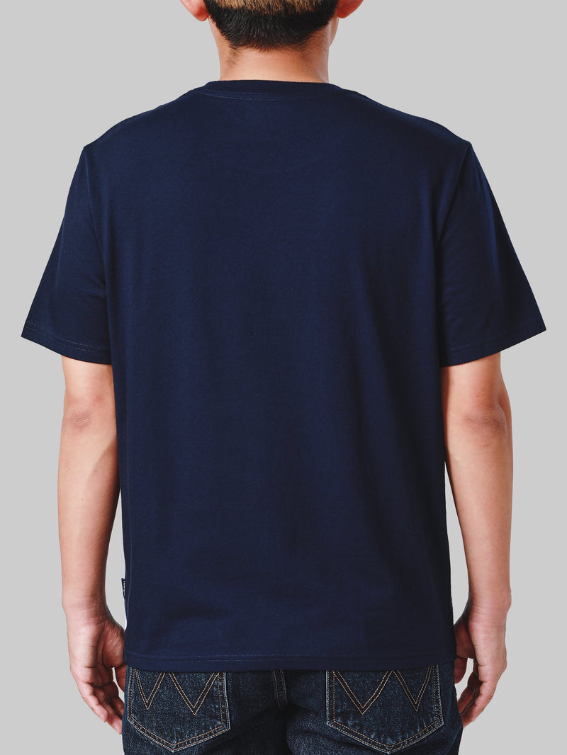 REGULAR FIT MEN'S TEE SHORT SLEEVE NAVY