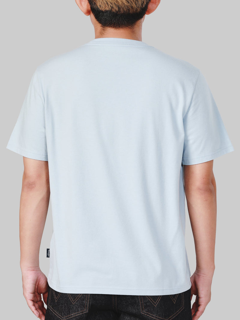REGULAR FIT MEN'S TEE SHORT SLEEVE BLUE