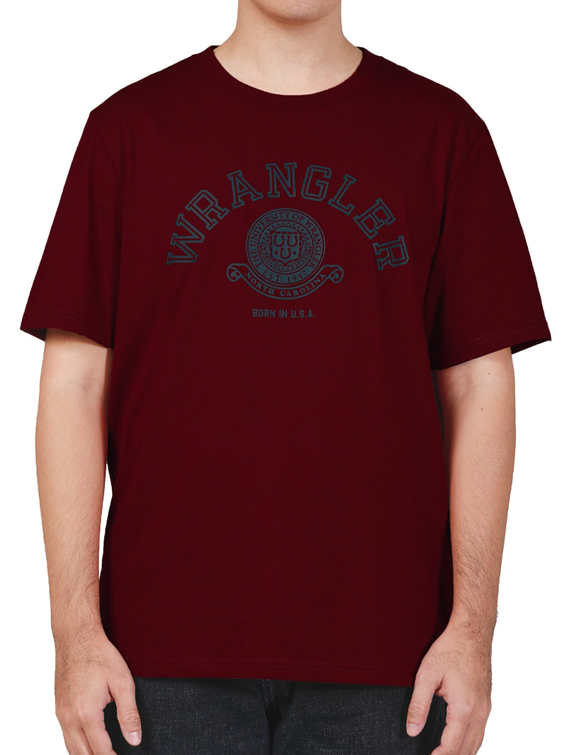REGULAR FIT MEN'S TEE SHORT SLEEVE RED