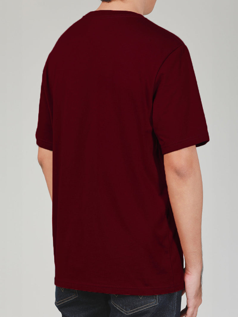 REGULAR FIT MEN'S TEE SHORT SLEEVE RED