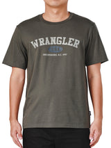 REGULAR FIT MEN'S TEE SHORT SLEEVE OLIVE GREEN