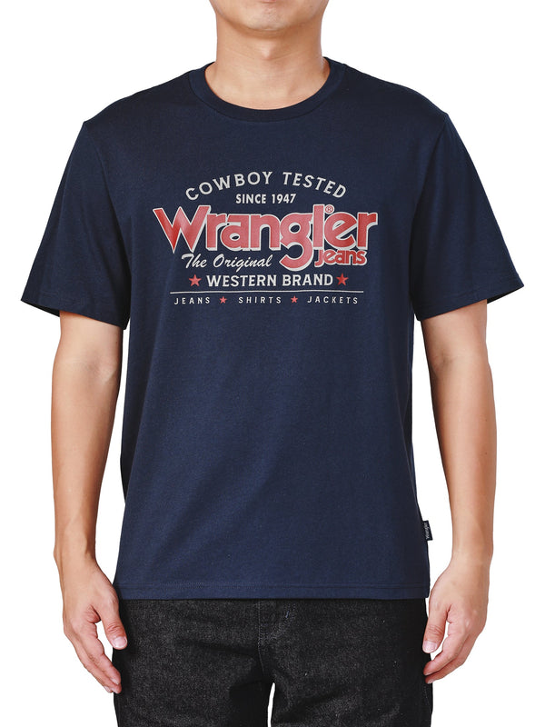 REGULAR FIT MEN'S TEE SHORT SLEEVE NAVY