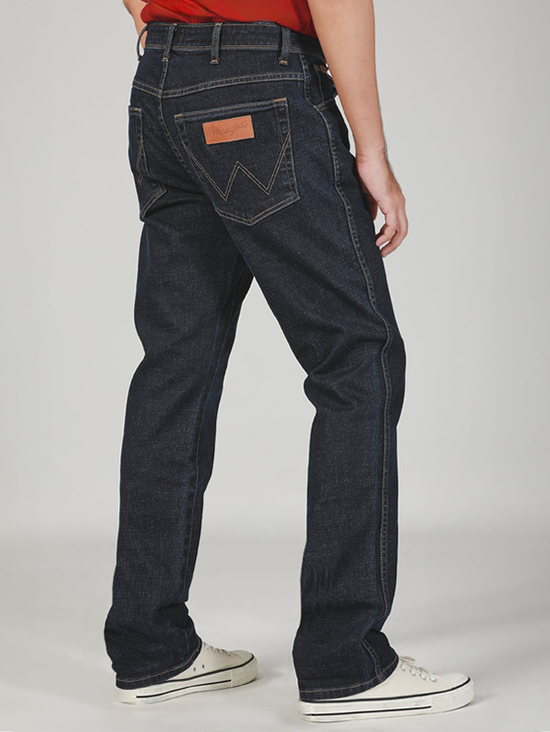 กางเกงยีนส์ผู้ชาย TEXAS SLIM FIT เอวกลาง ทรงเข้ารูป สียีนส์เข้ม