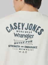 OVERSIZE FIT CASEY JONES COLLECTION MEN'S TEE SHORT SLEEVE OFF-WHITE