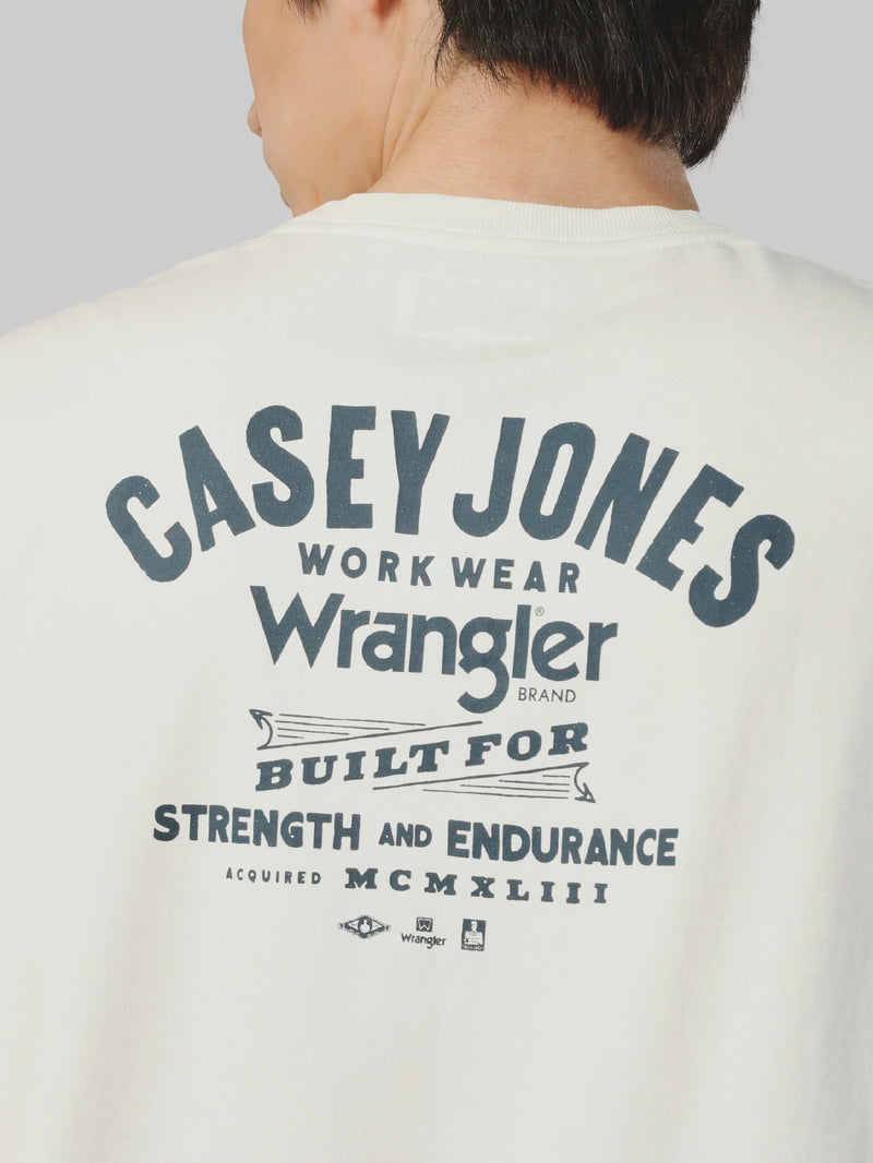 OVERSIZE FIT CASEY JONES COLLECTION MEN'S TEE SHORT SLEEVE OFF-WHITE