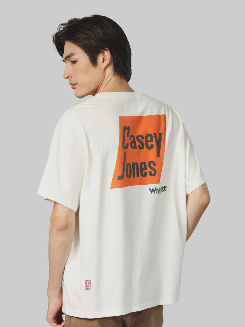 OVERSIZE FIT CASEY JONES COLLECTION MEN'S TEE SHORT SLEEVE OFF-WHITE