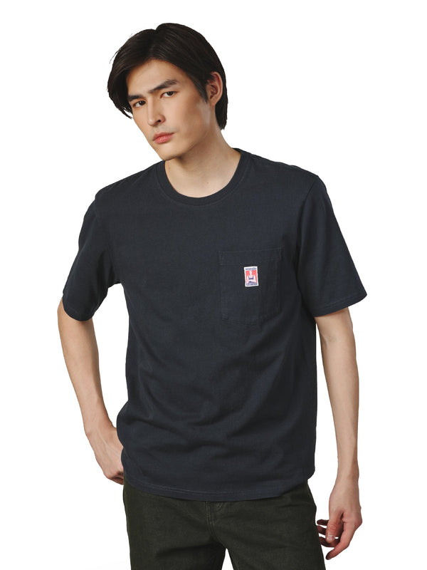 เสื้อยืดแขนสั้นผู้ชาย คอลเลคชั่น CASEY JONES ทรงตรง สีกรมท่า