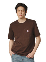 REGULAR FIT CASEY JONES COLLECTION MEN'S TEE SHORT SLEEVE BROWN