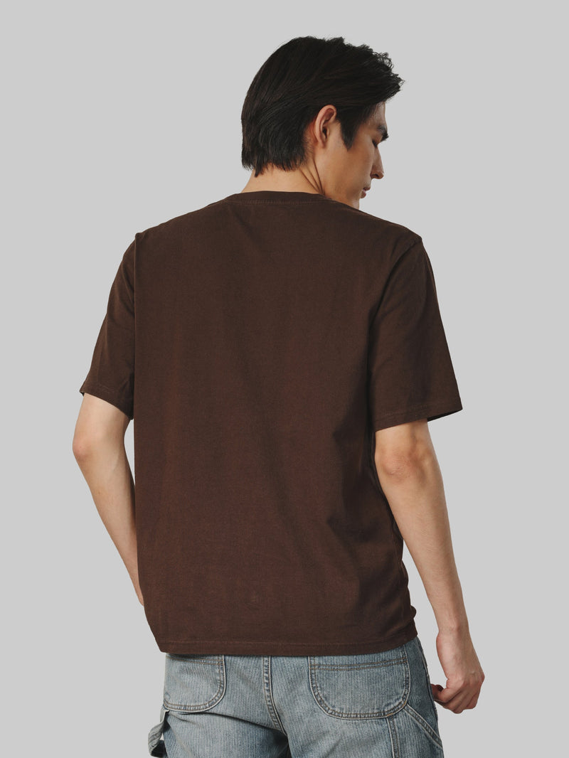 REGULAR FIT CASEY JONES COLLECTION MEN'S TEE SHORT SLEEVE BROWN